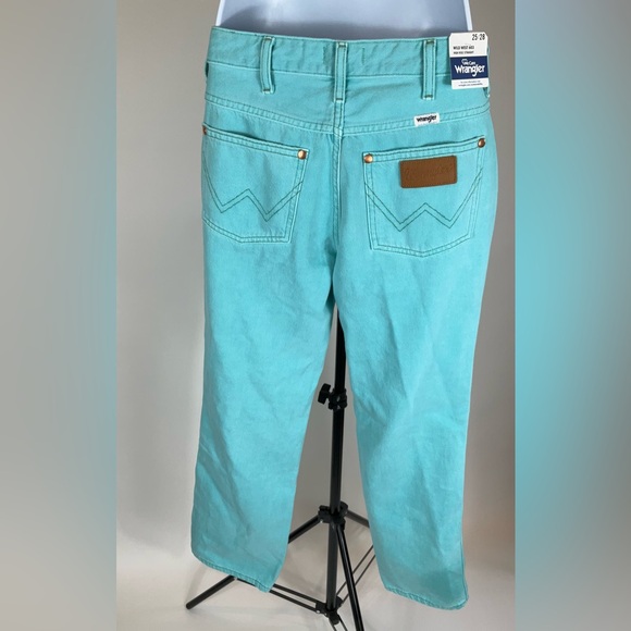 Wrangler Women’s Wild West 603 High Rise Straight Jeans Smoke Sea 25/28 - Picture 5 of 11
